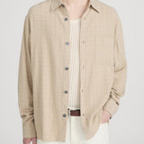 FRAME - Linen Blend Plaid Shirt