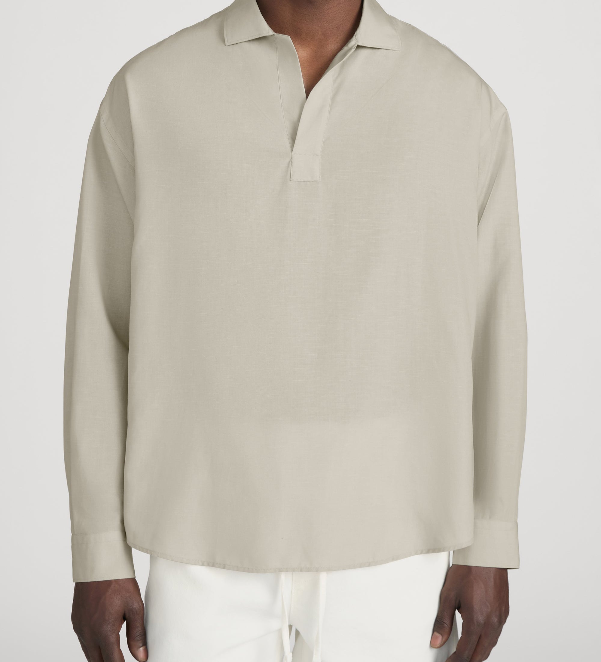 FRAME - Linen Henley Shirt