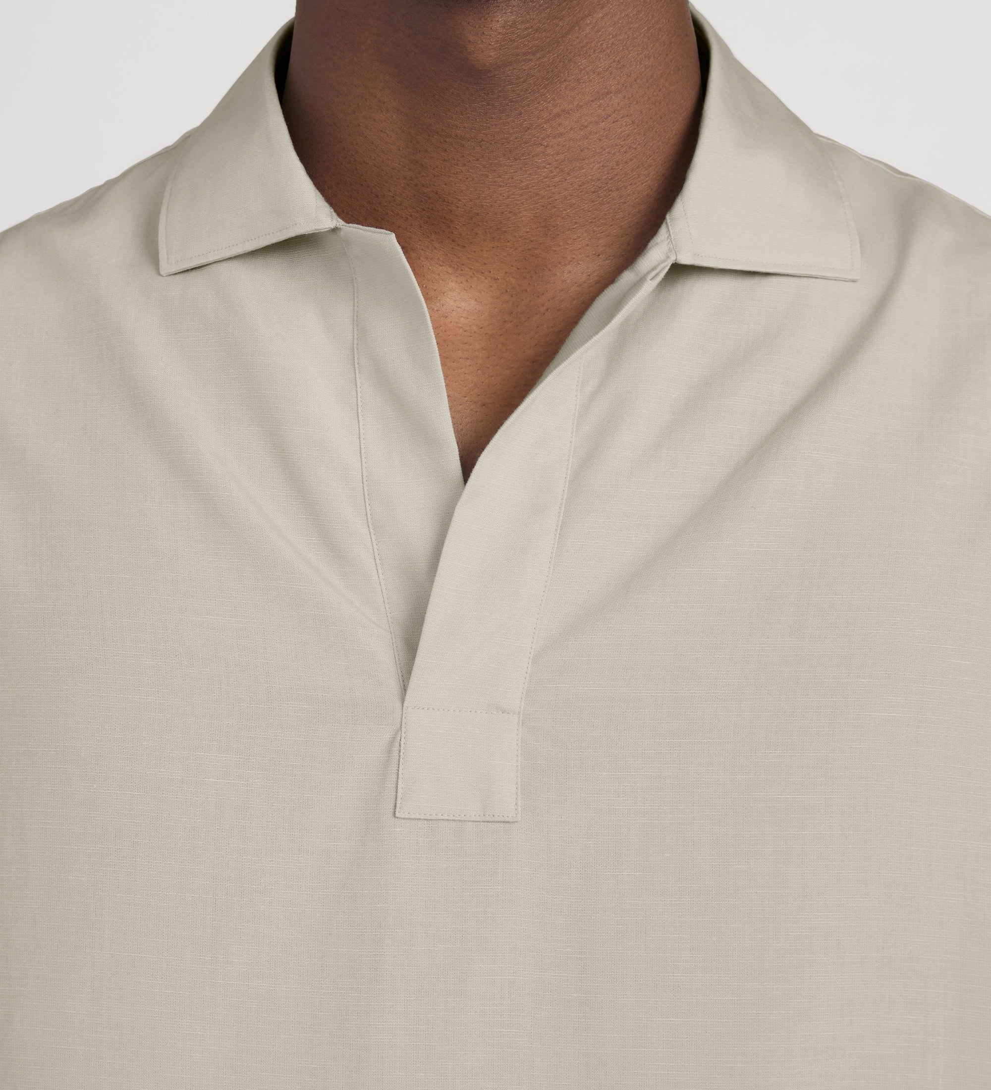 FRAME - Linen Henley Shirt