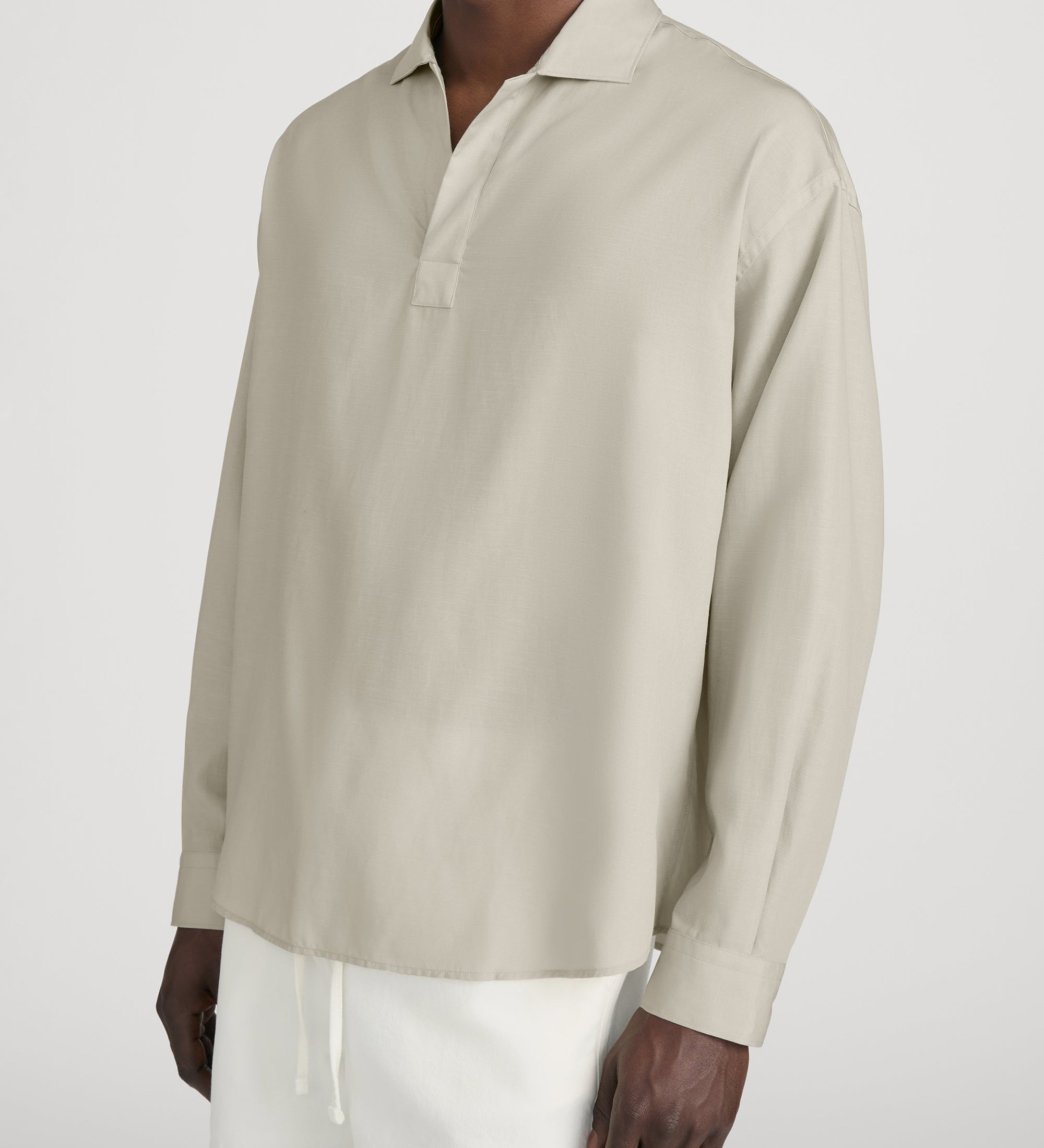 FRAME - Linen Henley Shirt