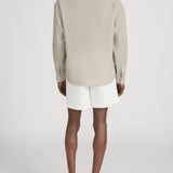FRAME - Linen Henley Shirt