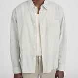 FRAME - Linen Blend Stripe Shirt