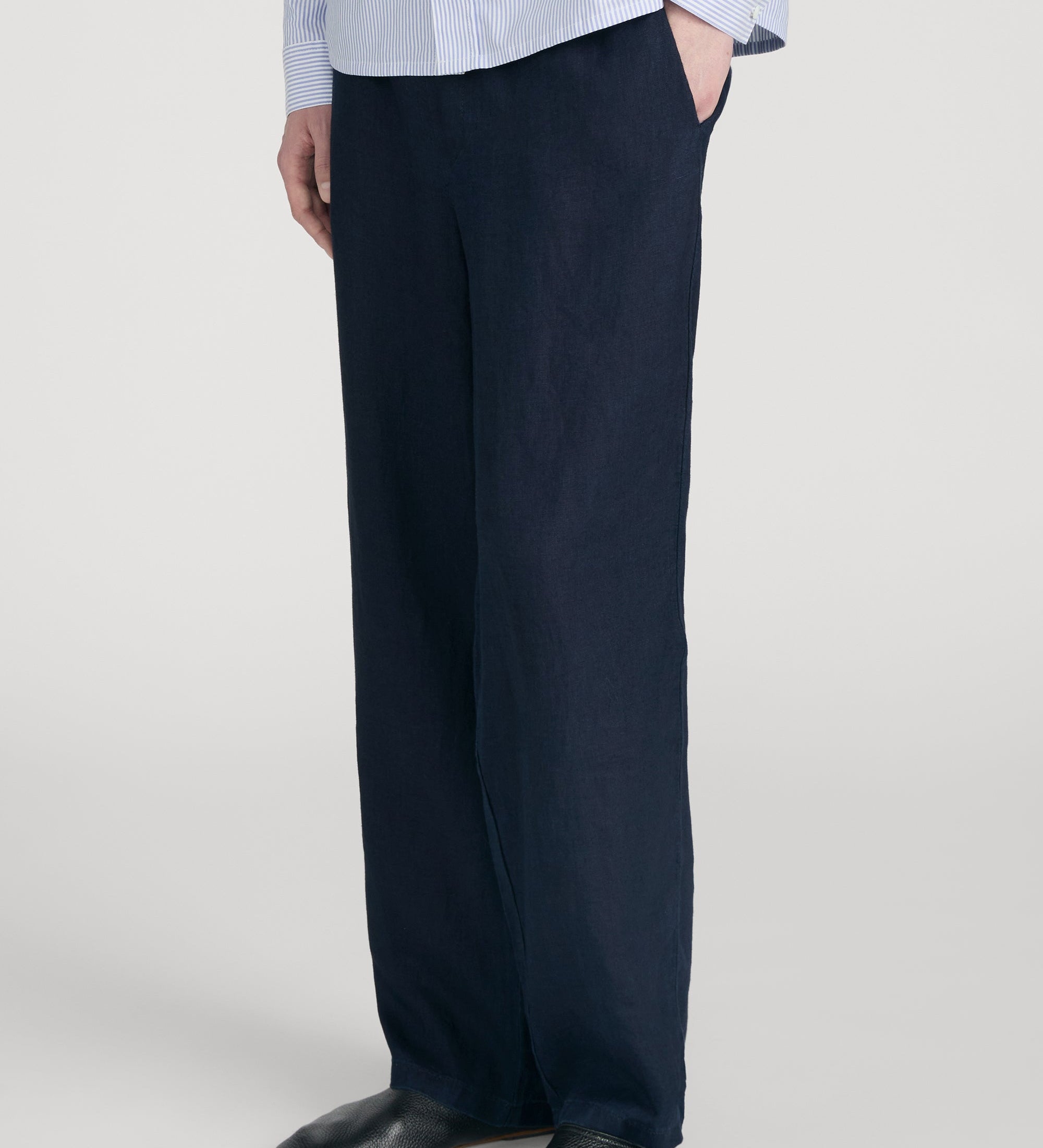 FRAME - Drawstring Linen Pants
