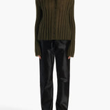 Khaite - Meadow Sweater in Dark Olive