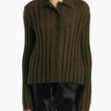 Khaite - Meadow Sweater in Dark Olive