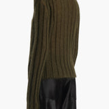Khaite - Meadow Sweater in Dark Olive