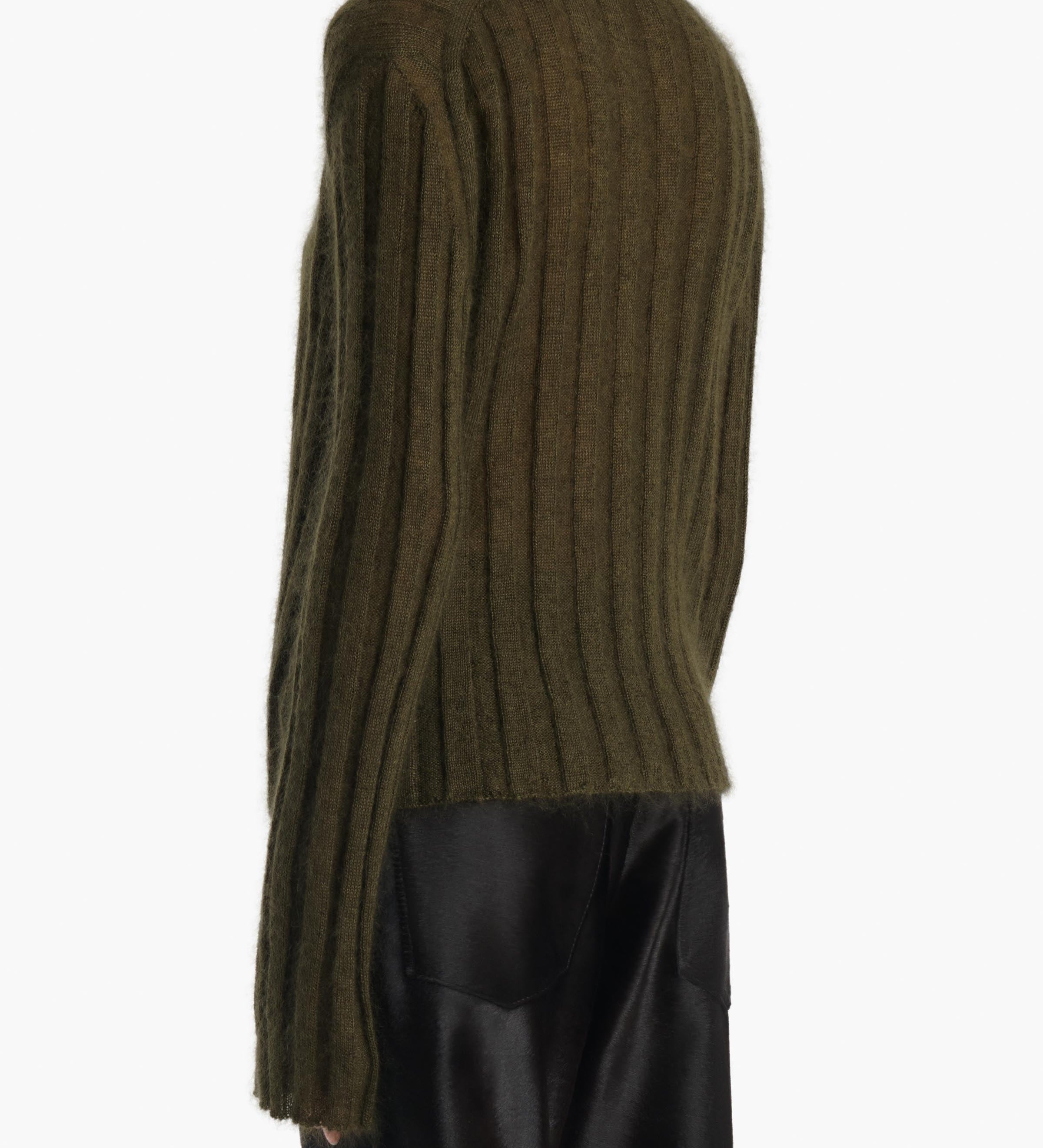 Khaite - Meadow Sweater in Dark Olive