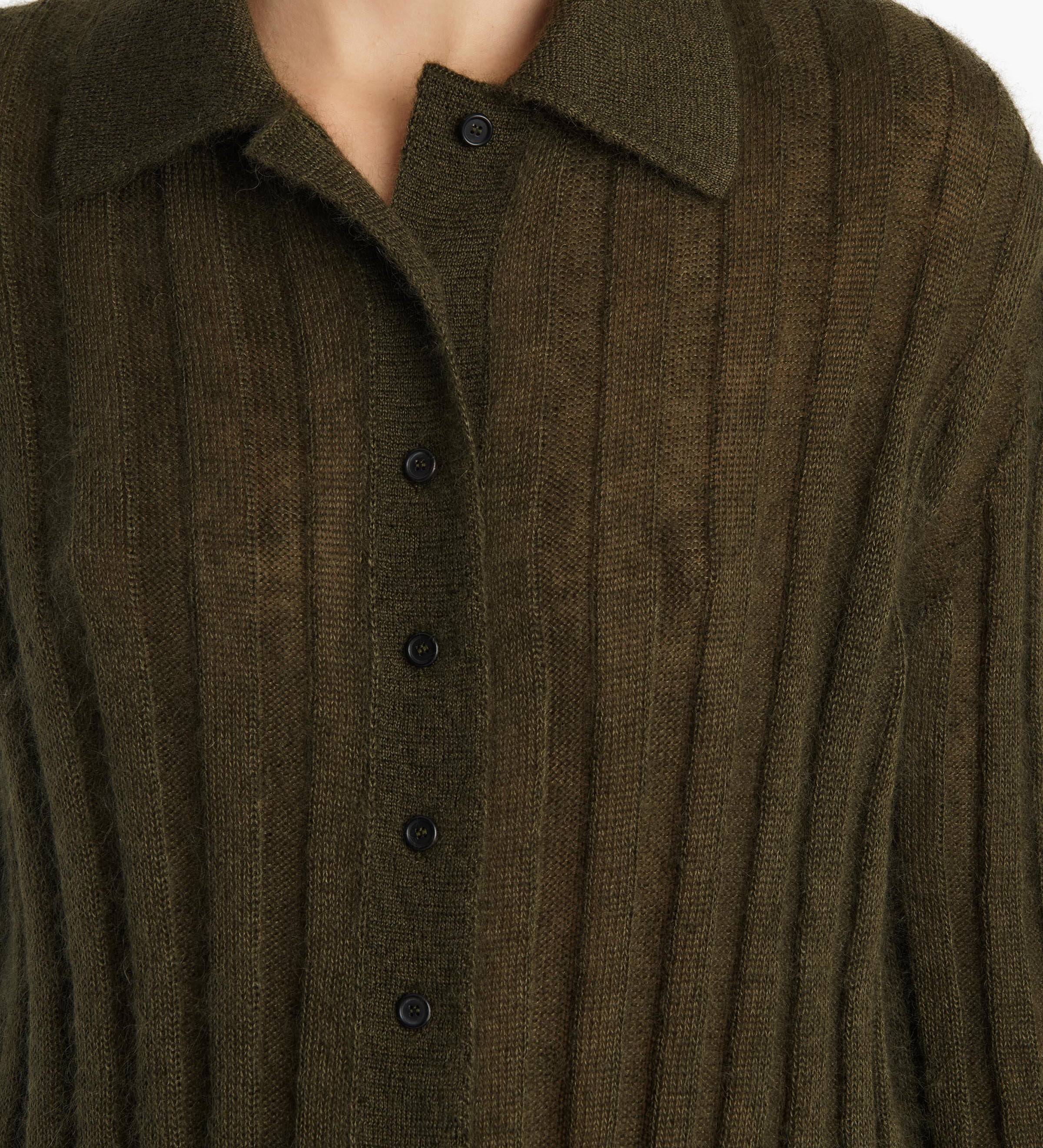 Khaite - Meadow Sweater in Dark Olive