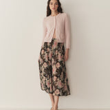 DÔEN - MEADOW SKIRT -- ROSE GARDEN FLORAL