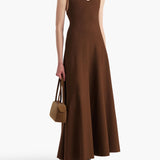Khaite - Melina Dress in Bark