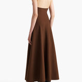 Khaite - Melina Dress in Bark