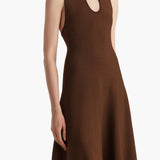 Khaite - Melina Dress in Bark