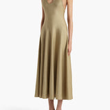 Khaite - Melina Dress in Gold