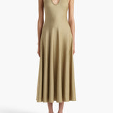 Khaite - Melina Dress in Gold