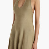 Khaite - Melina Dress in Gold