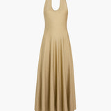 Khaite - Melina Dress in Gold