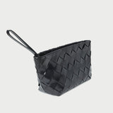 Loeffler Randall - Melina Black Woven Leather Clutch
