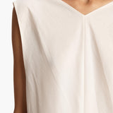 Khaite - Mellie Dress in Natural Silk Organza