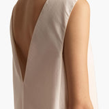 Khaite - Mel Dress in Natural Silk Organza