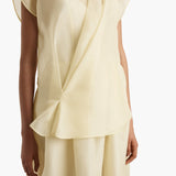 Khaite - Mer Top in Pale Yellow
