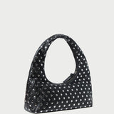 Loeffler Randall - Mercer Black/Silver Leather Shoulder Bag