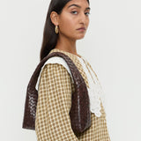 Loeffler Randall - Mercer Chocolate Woven Shoulder Bag