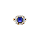 Dorsey - MERCER, LAB BLUE SAPPHIRE RING, GOLD