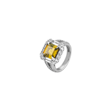 Dorsey - MERCER, LAB YELLOW SAPPHIRE RING, SILVER