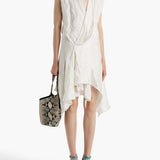 Khaite - Merith Dress in Chalk