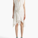Khaite - Merith Dress in Chalk