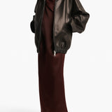 Khaite - Meryl Dress in Almandine