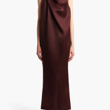 Khaite - Meryl Dress in Almandine
