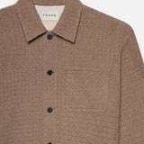 FRAME - Textured Shirt Jacket -- Light Brown