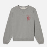 FRAME - The Society Archive Vintage Sweatshirt -- Grey Melange