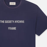 FRAME - The Society Archive Vintage Print Shirt -- Dark Navy