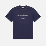 FRAME - The Society Archive Vintage Print Shirt -- Dark Navy