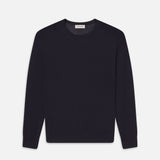 FRAME - Superfine Crewneck Sweater -- Dark Navy