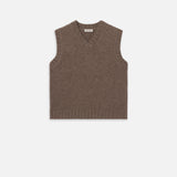 FRAME - Yak Blend Vest -- Dark Taupe