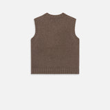 FRAME - Yak Blend Vest -- Dark Taupe