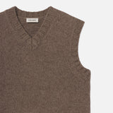 FRAME - Yak Blend Vest -- Dark Taupe
