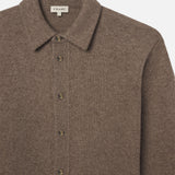 FRAME - Long Sleeve Shirt Sweater -- Dark Taupe