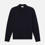 FRAME - Textured Wool Cashmere Sweater -- Dark Navy