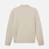 FRAME - Textured Wool Cashmere Sweater -- Warm White