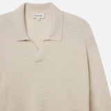FRAME - Textured Wool Cashmere Sweater -- Warm White