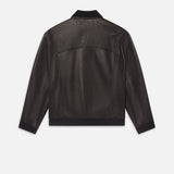 FRAME - Leather Bomber -- Black