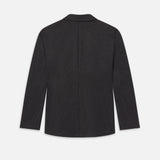 FRAME - Pinstripe Wool Blazer -- Dark Grey
