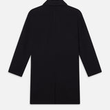 FRAME - Double Face Wool Overcoat -- Dark Navy