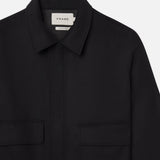 FRAME - Wool Cashmere Blouson -- Black