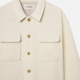 FRAME - Tweed Overshirt -- Warm White