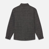 FRAME - Tweed Overshirt -- Grey Melange